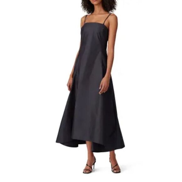 3.1 Phillip Lim Spaghetti Strap Midi Dress in Black NWT Size 6 - Picture 1 of 11